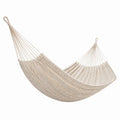 Hamaca de Algodón Tejida Beige 200x150cm